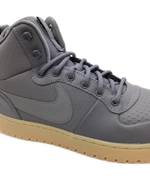 NIKE（ナイキ）NIKE (ナイキ) NIKE　Court Borough Mid Winter　ハイカットスニーカー グレー サイズ:28ｃｍの古着・服飾アイテム
