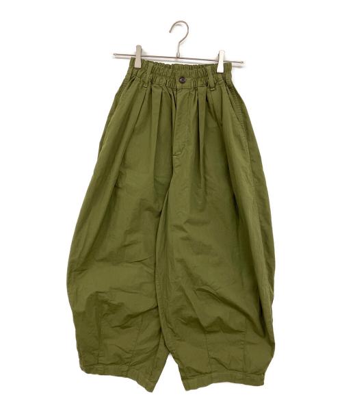 HARVESTY（ハーベスティー）HARVESTY (ハーベスティー) ウェザークロスサーカスパンツ オリーブ サイズ:SIZE1の古着・服飾アイテム