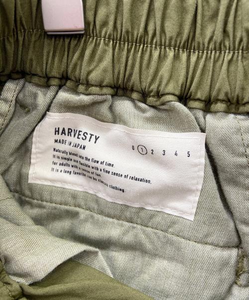 HARVESTY（ハーベスティー）HARVESTY (ハーベスティー) ウェザークロスサーカスパンツ オリーブ サイズ:SIZE1の古着・服飾アイテム