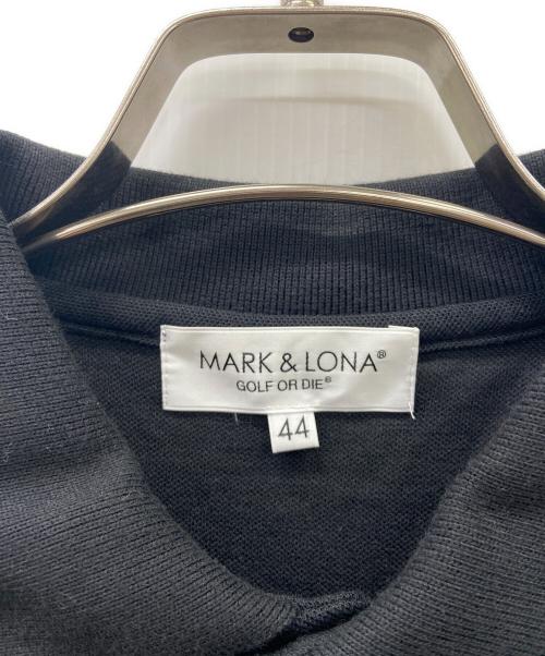 MARK&LONA（マークアンドロナ）MARK&LONA (マークアンドロナ) ゴルフウェア(トップス) ブラック サイズ:44の古着・服飾アイテム
