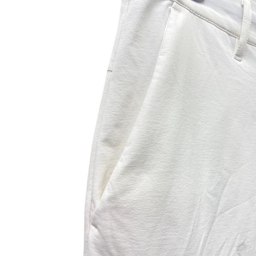 V12（ヴィトゥエルブ）V12 (ヴィトゥエルブ) ゴルフパンツ ホワイト×ブラック サイズ:Lの古着・服飾アイテム