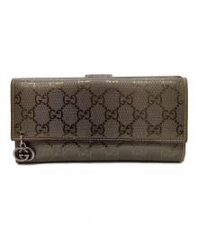 GUCCI（グッチ）の古着「GUCCI　GGインプリメ　長財布」｜ゴールド