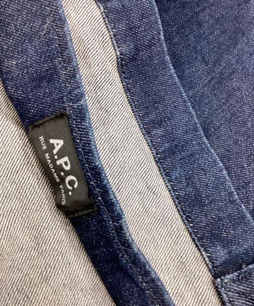 A.P.C.（アーペーセー）A.P.C. (アーペーセー) A.P.C.　トートバッグ インディゴの古着・服飾アイテム