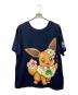 POKEPARK KANTO（ポケパークカントー）の古着「半袖カットソー」｜ネイビー×ブラウン