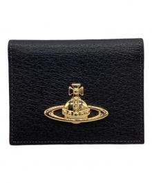 Vivienne Westwood（ヴィヴィアンウエストウッド）の古着「Vivienne Westwood　パスケース」｜ブラック×ゴールド