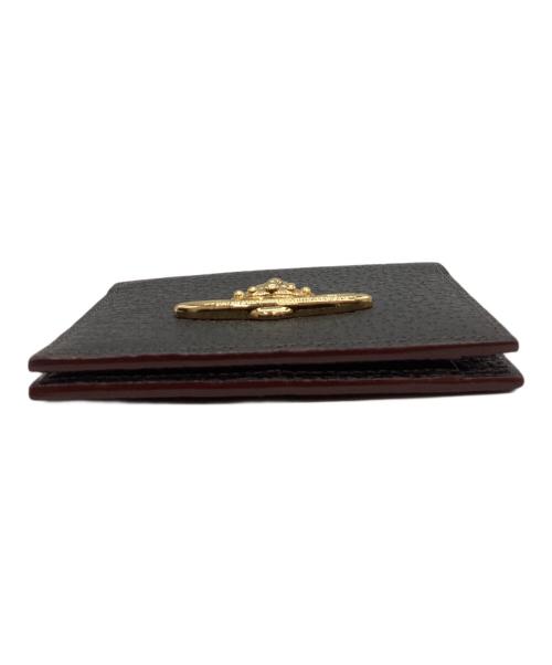 Vivienne Westwood（ヴィヴィアンウエストウッド）Vivienne Westwood (ヴィヴィアンウエストウッド) Vivienne Westwood　パスケース ブラック×ゴールドの古着・服飾アイテム