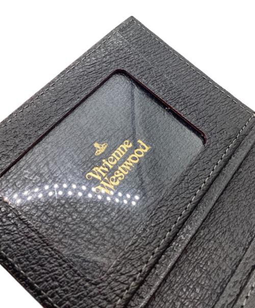 Vivienne Westwood（ヴィヴィアンウエストウッド）Vivienne Westwood (ヴィヴィアンウエストウッド) Vivienne Westwood　パスケース ブラック×ゴールドの古着・服飾アイテム
