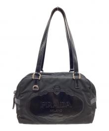 PRADA（プラダ）の古着「PRADA　ミニボストンバッグ」｜ブラック