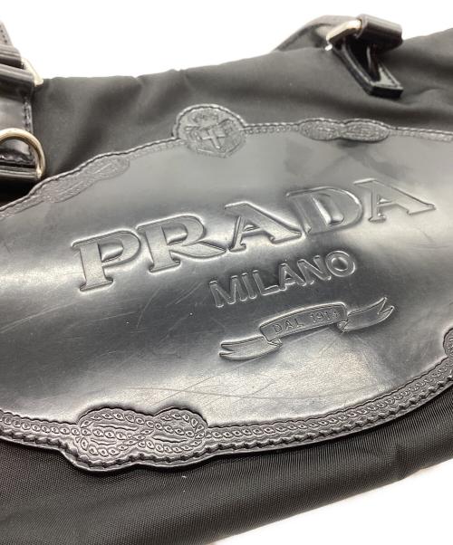 PRADA（プラダ）PRADA (プラダ) PRADA　ミニボストンバッグ ブラックの古着・服飾アイテム