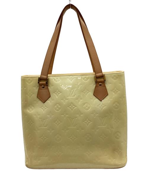 LOUIS VUITTON（ルイ ヴィトン）LOUIS VUITTON (ルイ ヴィトン) LOUIS VUITTON　ヴェルニ　ヒューストン　ハンドバッグ イエローの古着・服飾アイテム