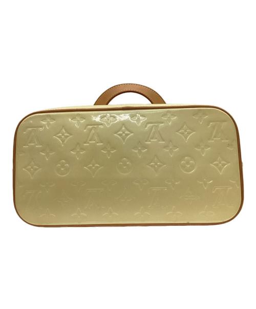 LOUIS VUITTON（ルイ ヴィトン）LOUIS VUITTON (ルイ ヴィトン) LOUIS VUITTON　ヴェルニ　ヒューストン　ハンドバッグ イエローの古着・服飾アイテム