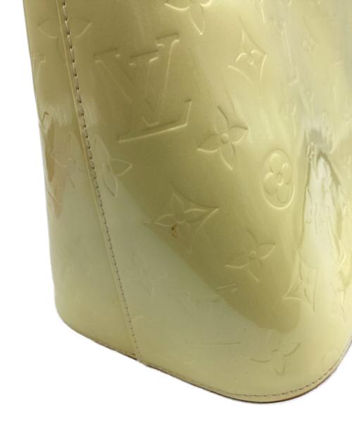LOUIS VUITTON（ルイ ヴィトン）LOUIS VUITTON (ルイ ヴィトン) LOUIS VUITTON　ヴェルニ　ヒューストン　ハンドバッグ イエローの古着・服飾アイテム