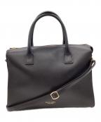 BLUE LABEL CRESTBRIDGEブルーレーベルクレストブリッジ）の古着「BLUE LABEL CRESTBRIDGE　2WAYバッグ」｜ブラック×ベージュ