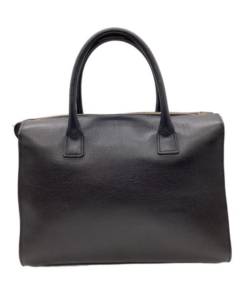 BLUE LABEL CRESTBRIDGE（ブルーレーベルクレストブリッジ）BLUE LABEL CRESTBRIDGE (ブルーレーベルクレストブリッジ) BLUE LABEL CRESTBRIDGE　2WAYバッグ ブラック×ベージュの古着・服飾アイテム