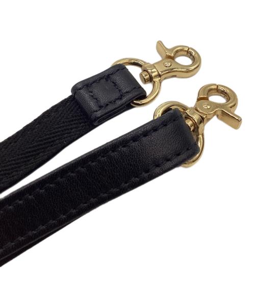 BLUE LABEL CRESTBRIDGE（ブルーレーベルクレストブリッジ）BLUE LABEL CRESTBRIDGE (ブルーレーベルクレストブリッジ) BLUE LABEL CRESTBRIDGE　2WAYバッグ ブラック×ベージュの古着・服飾アイテム