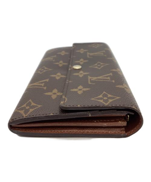 LOUIS VUITTON（ルイ ヴィトン）LOUIS VUITTON (ルイ ヴィトン) LOUIS VUITTON　モノグラム　ポルトフォイユ・サラ　長財布 ブラウンの古着・服飾アイテム