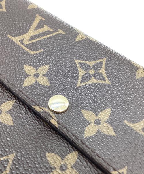 LOUIS VUITTON（ルイ ヴィトン）LOUIS VUITTON (ルイ ヴィトン) LOUIS VUITTON　モノグラム　ポルトフォイユ・サラ　長財布 ブラウンの古着・服飾アイテム
