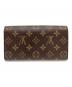 LOUIS VUITTON (ルイ ヴィトン) LOUIS VUITTON　モノグラム　ポルトフォイユ・サラ　長財布 ブラウン：25000円