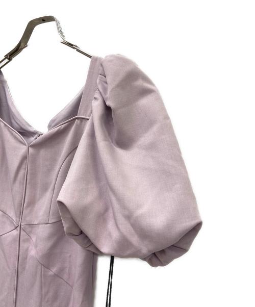HER LIP TO（ハーリップトゥ）Her lip to (ハーリップトゥ) 半袖ワンピース ピンク サイズ:M 未使用品の古着・服飾アイテム