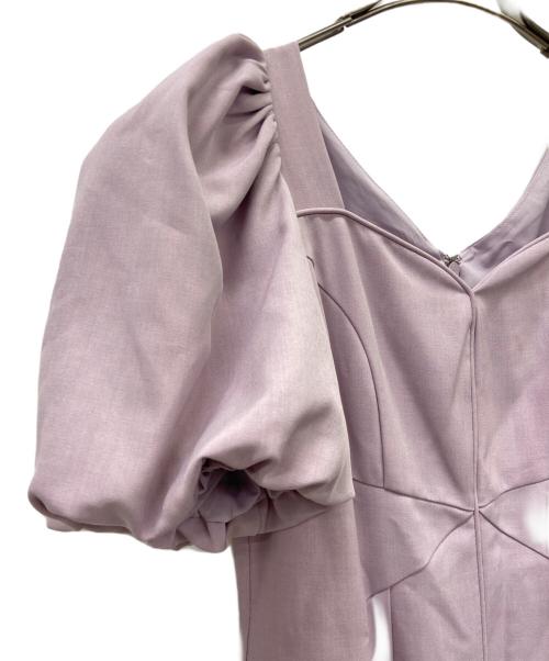 HER LIP TO（ハーリップトゥ）Her lip to (ハーリップトゥ) 半袖ワンピース ピンク サイズ:M 未使用品の古着・服飾アイテム