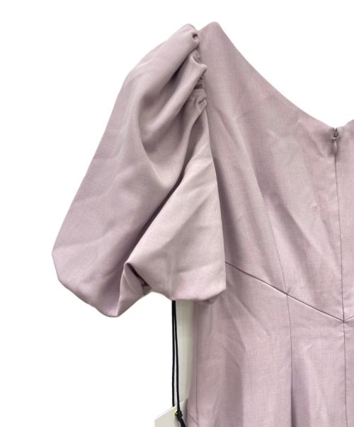 HER LIP TO（ハーリップトゥ）Her lip to (ハーリップトゥ) 半袖ワンピース ピンク サイズ:M 未使用品の古着・服飾アイテム
