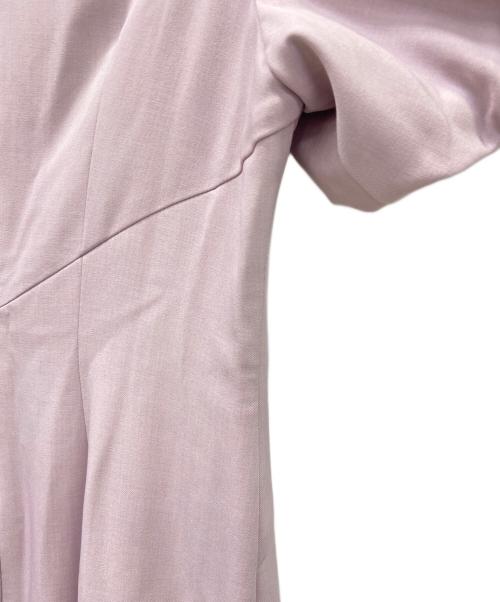 HER LIP TO（ハーリップトゥ）Her lip to (ハーリップトゥ) 半袖ワンピース ピンク サイズ:M 未使用品の古着・服飾アイテム