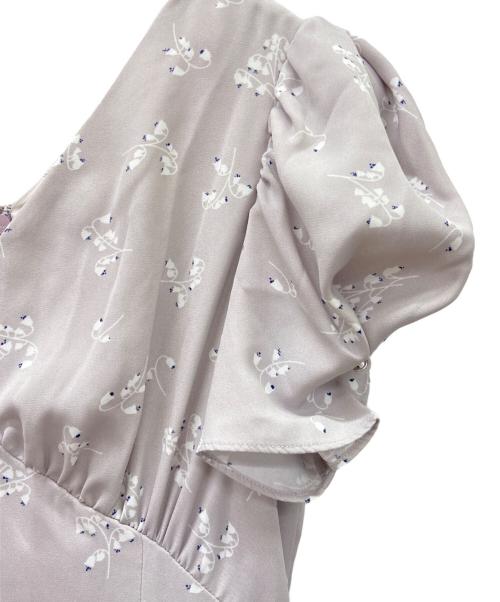 HER LIP TO（ハーリップトゥ）Her lip to (ハーリップトゥ) 半袖ワンピース パープル サイズ:M 未使用品の古着・服飾アイテム