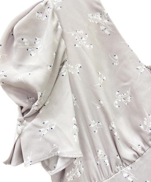 HER LIP TO（ハーリップトゥ）Her lip to (ハーリップトゥ) 半袖ワンピース パープル サイズ:M 未使用品の古着・服飾アイテム