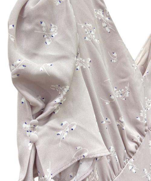 HER LIP TO（ハーリップトゥ）Her lip to (ハーリップトゥ) 半袖ワンピース パープル サイズ:M 未使用品の古着・服飾アイテム