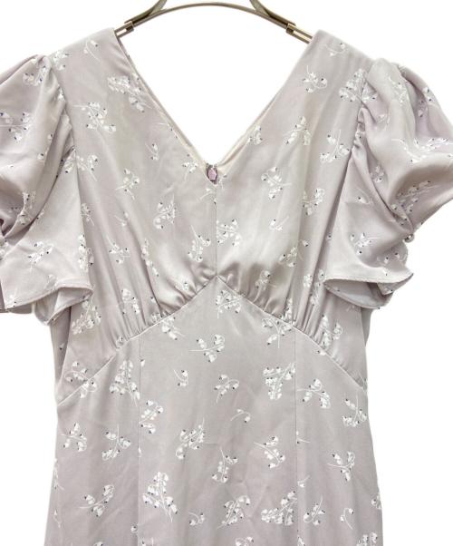 HER LIP TO（ハーリップトゥ）Her lip to (ハーリップトゥ) 半袖ワンピース パープル サイズ:M 未使用品の古着・服飾アイテム