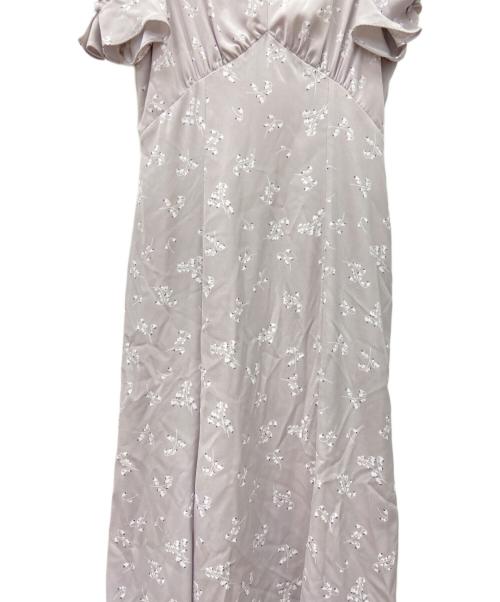 HER LIP TO（ハーリップトゥ）Her lip to (ハーリップトゥ) 半袖ワンピース パープル サイズ:M 未使用品の古着・服飾アイテム