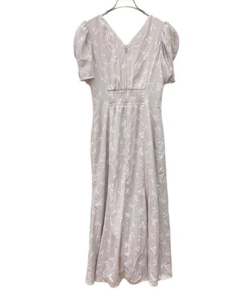 HER LIP TO（ハーリップトゥ）Her lip to (ハーリップトゥ) 半袖ワンピース パープル サイズ:M 未使用品の古着・服飾アイテム