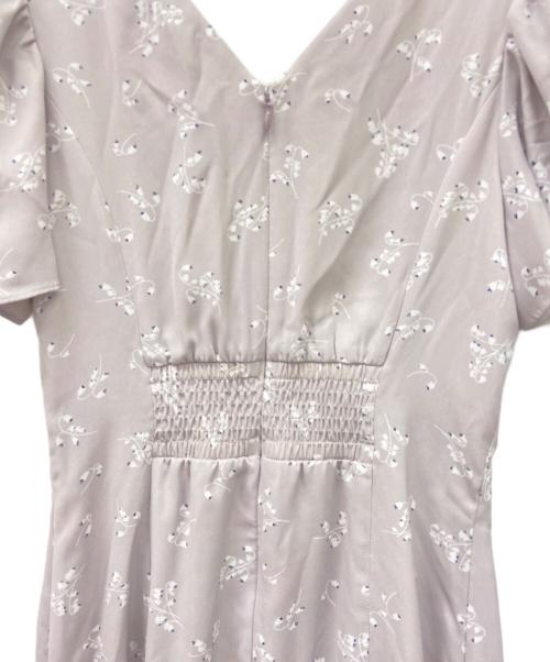 HER LIP TO（ハーリップトゥ）Her lip to (ハーリップトゥ) 半袖ワンピース パープル サイズ:M 未使用品の古着・服飾アイテム