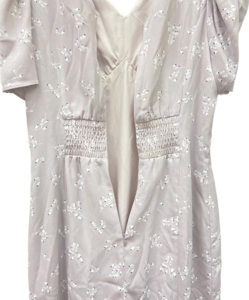 HER LIP TO（ハーリップトゥ）Her lip to (ハーリップトゥ) 半袖ワンピース パープル サイズ:M 未使用品の古着・服飾アイテム