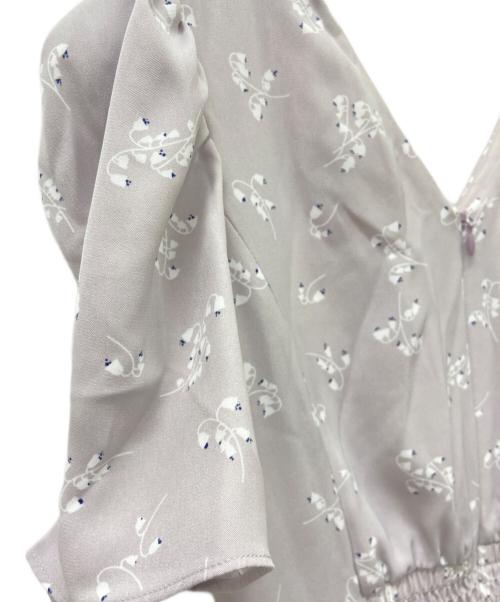 HER LIP TO（ハーリップトゥ）Her lip to (ハーリップトゥ) 半袖ワンピース パープル サイズ:M 未使用品の古着・服飾アイテム