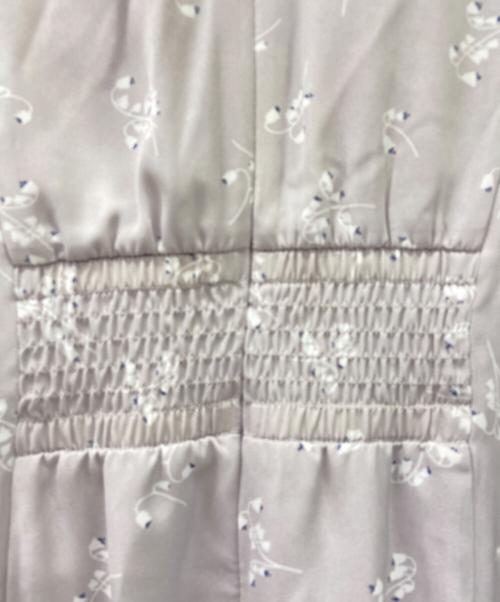 HER LIP TO（ハーリップトゥ）Her lip to (ハーリップトゥ) 半袖ワンピース パープル サイズ:M 未使用品の古着・服飾アイテム