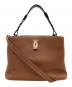 BALLY（バリー）の古着「BALLY 　LUCYLE 　2WAYショルダーバッグ」｜ブラウン