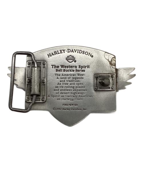 HARLEY-DAVIDSON（ハーレーダビッドソン）HARLEY-DAVIDSON (ハーレーダビッドソン) HARLEY-DAVIDSON　1992年　ベルトバックル ブロンズ×シルバーの古着・服飾アイテム