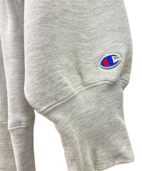 Champion REVERSE WEAVE（チャンピオン リバース ウィーブ）Champion REVERSE WEAVE (チャンピオン リバース ウィーブ) スウェット グレー×レッド サイズ:Mの古着・服飾アイテム