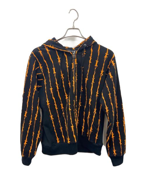COTTON PAN（コットンパン）COTTON PAN (コットンパン) COTTON PAN　ジップパーカー ブラック×オレンジ サイズ:SIZE0の古着・服飾アイテム
