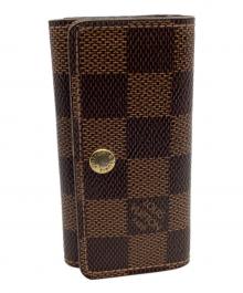 LOUIS VUITTON（ルイ ヴィトン）の古着「LOUIS VUITTON　ダミエ　ミュルティクレ4　キーケース」｜ブラウン