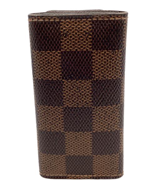 LOUIS VUITTON（ルイ ヴィトン）LOUIS VUITTON (ルイ ヴィトン) LOUIS VUITTON　ダミエ　ミュルティクレ4　キーケース ブラウンの古着・服飾アイテム