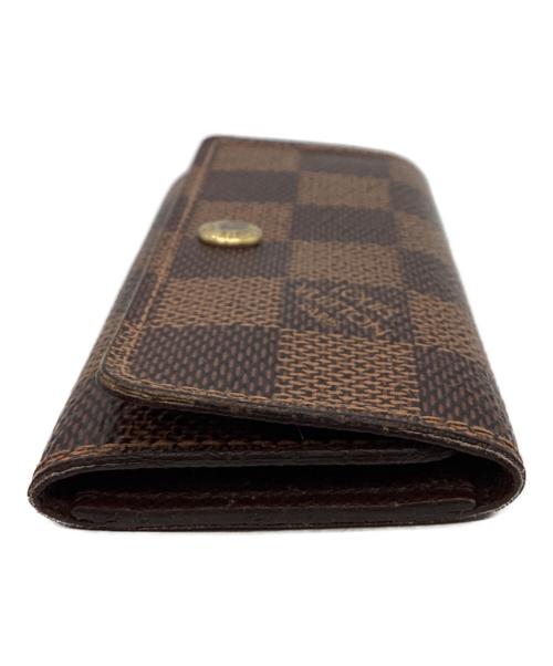 LOUIS VUITTON（ルイ ヴィトン）LOUIS VUITTON (ルイ ヴィトン) LOUIS VUITTON　ダミエ　ミュルティクレ4　キーケース ブラウンの古着・服飾アイテム