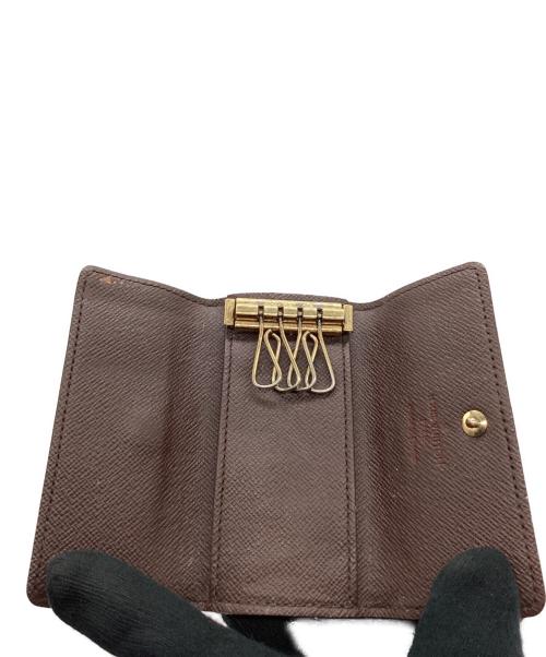 LOUIS VUITTON（ルイ ヴィトン）LOUIS VUITTON (ルイ ヴィトン) LOUIS VUITTON　ダミエ　ミュルティクレ4　キーケース ブラウンの古着・服飾アイテム