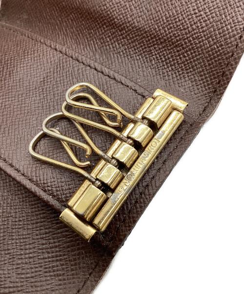 LOUIS VUITTON（ルイ ヴィトン）LOUIS VUITTON (ルイ ヴィトン) LOUIS VUITTON　ダミエ　ミュルティクレ4　キーケース ブラウンの古着・服飾アイテム