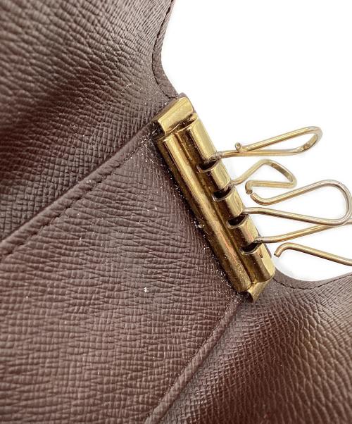 LOUIS VUITTON（ルイ ヴィトン）LOUIS VUITTON (ルイ ヴィトン) LOUIS VUITTON　ダミエ　ミュルティクレ4　キーケース ブラウンの古着・服飾アイテム