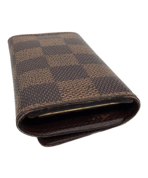 LOUIS VUITTON（ルイ ヴィトン）LOUIS VUITTON (ルイ ヴィトン) LOUIS VUITTON　ダミエ　ミュルティクレ4　キーケース ブラウンの古着・服飾アイテム