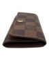 中古・古着 LOUIS VUITTON (ルイ ヴィトン) LOUIS VUITTON　ダミエ　ミュルティクレ4　キーケース ブラウン：8000円