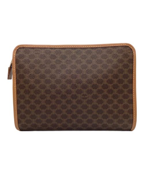 CELINE（セリーヌ）CELINE (セリーヌ) クラッチバッグ ブラウンの古着・服飾アイテム