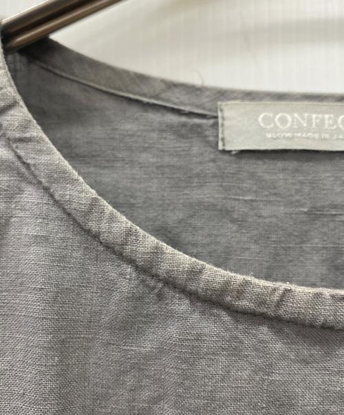 nestrobe confect（ネストローブ コンフェクト）nestrobe confect (ネストローブ コンフェクト) 半袖カットソー グレー サイズ:3の古着・服飾アイテム